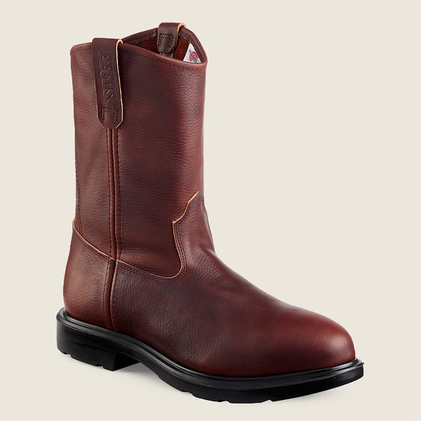 Botas de Seguridad Red Wing Hombre Vino - Supersole® - 11-Inch Toe Pull-On - 637-KTVBLZ